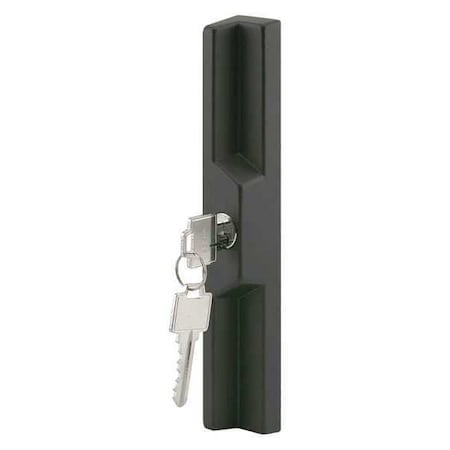 Diecast, Black, Outside Patio Door Pull with Key (Single Pack) MPN:C 1041