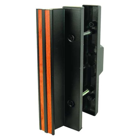 3-15/16 in., Black Diecast, Mortise Style Sliding Patio Door Handle (Single Pack) MPN:C 1058