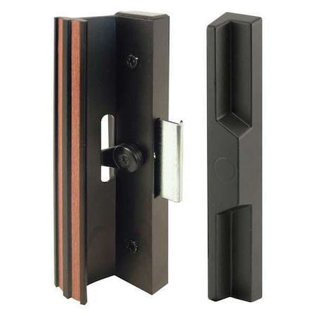 Diecast Sliding Door Handle Set, Black (1 Set) MPN:C 1106