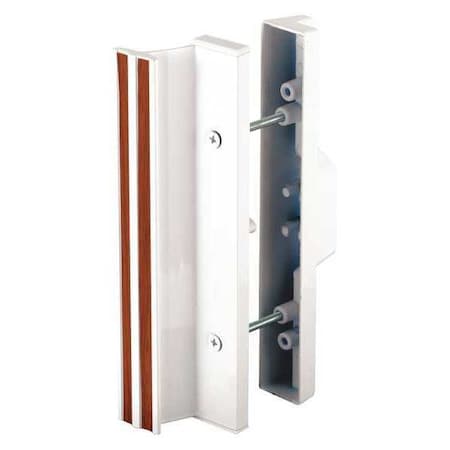 3-15/16 in., White Diecast, Mortise Style Sliding Patio Door Handle (Single Pack) MPN:C 1111