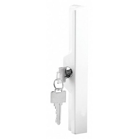 Sliding Door Outside Pull, with Key, White Diecast (Single Pack) MPN:C 1120