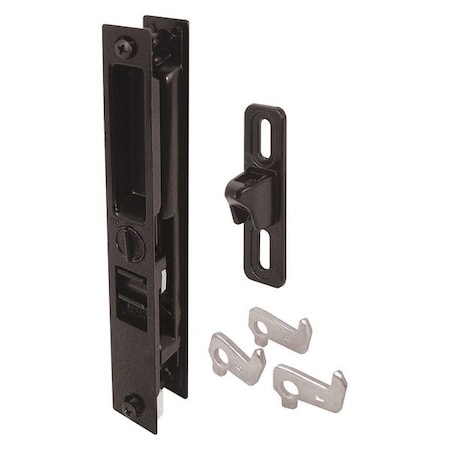 Black Diecast Sliding Door Handle with Mid-Body Hook (Single Pack) MPN:C 1123