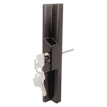 Sliding Door Outside Pull, with Key, Black Diecast (Single Pack) MPN:C 1139
