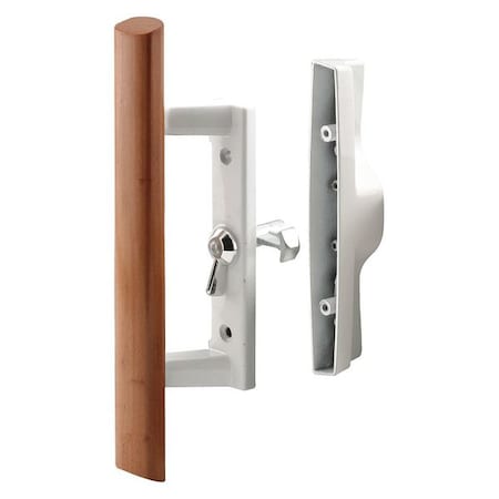 Patio Door Internal Style door Handle, White, 3-1/2 in. Hole Centers (Single Pack) MPN:C 1194