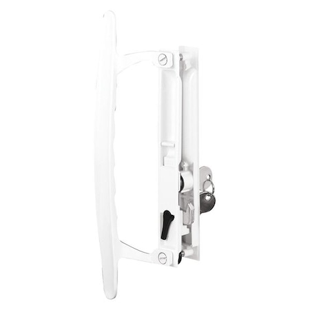 Sliding Glass Door Handle Set, 6-5/8 in., Diecast, Hook Style, Flush (Single Pack) MPN:C 1197