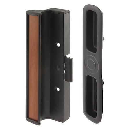 Aluminum and Diecast Clamp Style Sliding Door Handle, Black (Single Pack) MPN:C 1201