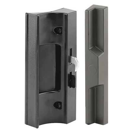 Sliding Door Handle, 4-15/16 in. Hole Centers, Black (Single Pack) MPN:C 1216