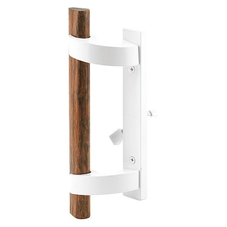 White Diecast, Sliding Door Handle with Mortise Lock (Single Pack) MPN:C 1219