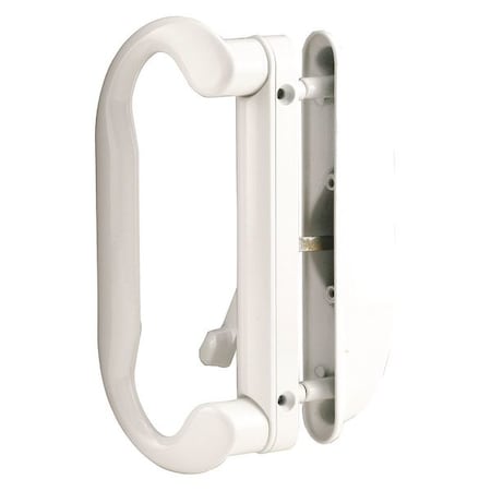 Diecast, White, Patio Door Handle Set, Square Drive Center Lever, Used for Roto (Single Pack) MPN:C 1277