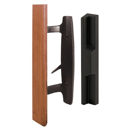 Patio door Mortise Style Handle, Black Diecast with Wood Handle, Outside Pull (Single Pack) MPN:C 1313
