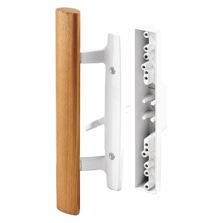 Diecast, White, Mortise Style Handle with Outside Wood Handle (Single Pack) MPN:C 1315