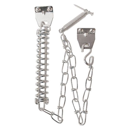 Door Protector Chain and Spring, Zinc Plated (Single Pack) MPN:K 5026