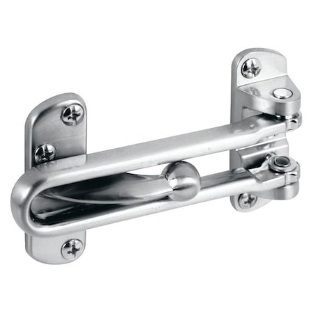 Swing Bar Lock, 3-7/8 in. Bar Length, Diecast Zinc, Satin Nickel (Single Pack) MPN:MP10308