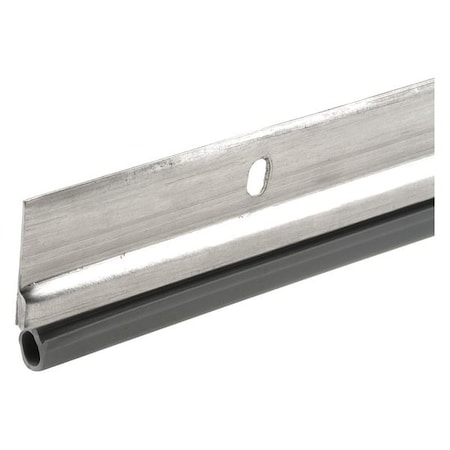 Jamb Weatherstrip, 36 in. x 84 in., Aluminum and Vinyl Construction, Satin Nickel (1 Kit) MPN:MP4685