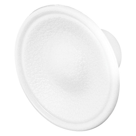 Cabinet Pull Knob, 1-13 in., Plastic, White, PK5 MPN:MP7517