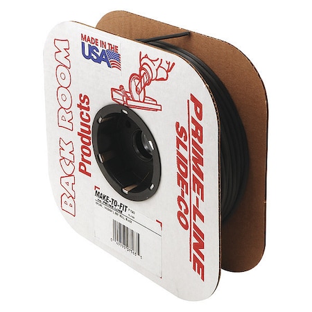 Screen Retainer Spline, 0.140 in. (9/64 in.), Black, 250 ft. (1 Roll) MPN:MP7563