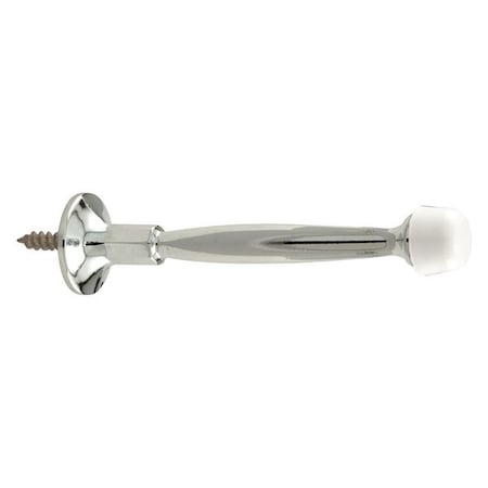 Rigid Door Stop, 4 in. Reach, Diecast Construction, Chrome Plated, PK5 MPN:MP9136