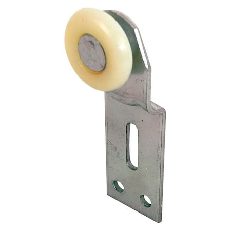 Wardrobe Door Front Roller Assembly, 1 in., Convex Nylon Roller (2 Pack) MPN:N 6512