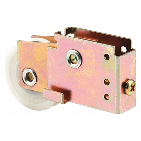 Mirror Door Roller, Unique Housing, 1-1/2 in. Nylon Grooved Roller (Single Pack) MPN:N 6576