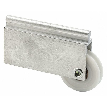 Mirror Door Roller Assembly, 1-1/2 in., Plastic Roller, Ball Bearings, Concave (Single Pack) MPN:N 6599