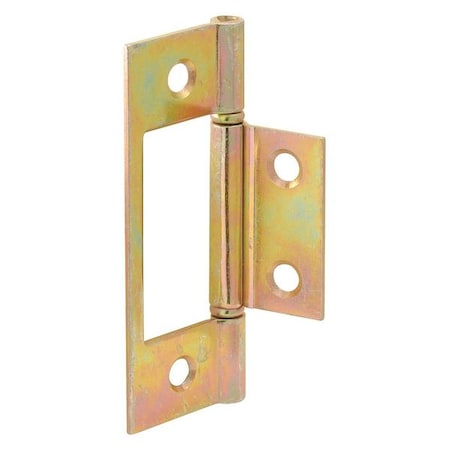 Bi-Fold Door Hinges, Non-Mortise Style, Brass Plated (2 Pack) MPN:N 6656
