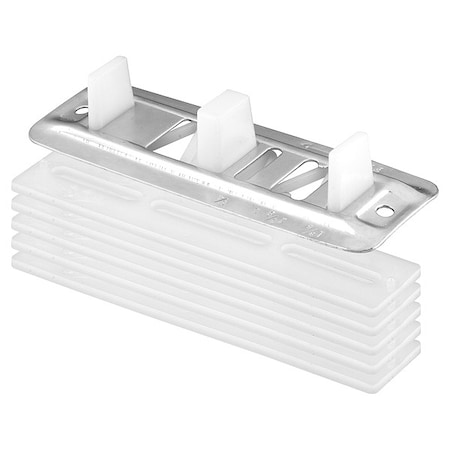 Nylon Adjustable Floor Guide and Carpet Riser, White and Metallic (1 Set) MPN:N 6661