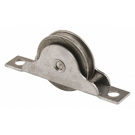 Wood Closet Door Roller, 1 in. Concave Roller, Bottom Mount (2 Pack) MPN:N 6685