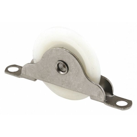 Wood Closet Door Roller, 1-3/16 in. Convex Roller, Bottom Mount (2 Pack) MPN:N 6690