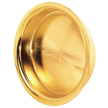 2-1/8 in. Stamped Steel Bright Brass Plated Bypass Sliding Closet (2 Pack) MPN:N 6699