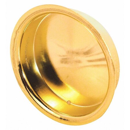 1-3/4 in., Brass Plated Bypass Door Pull Handle (2 Pack) MPN:N 6765