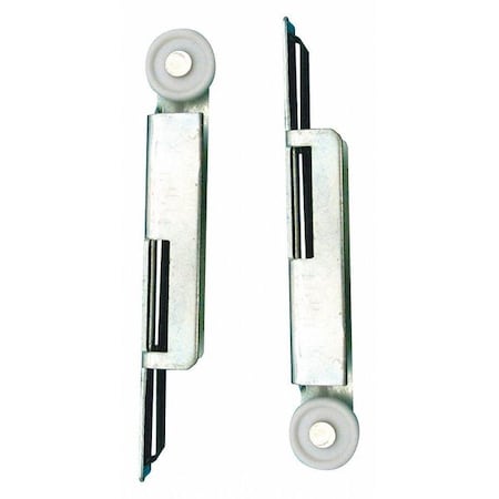 Steel, Frame Mount, Closet Door Roller Set (1 Set) MPN:N 6849