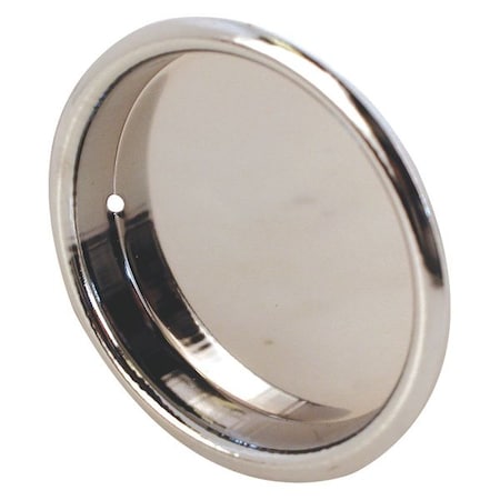 2-1/8 in. Stamped Steel Chrome Plated Bypass Sliding Closet Door Pull Handle (2 Pack) MPN:N 6869
