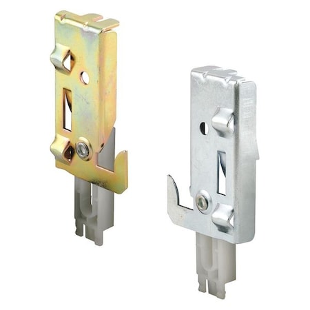 Left and Right, Closet Door Bottom Guide, Stamped Steel (1 Pair) MPN:N 7047