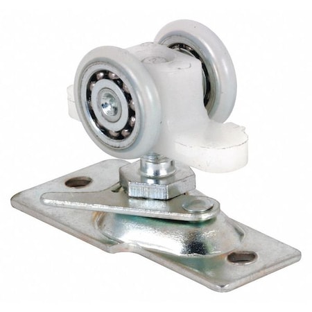 Roller, 3 3/4 in W, 2 1/4 in L, Silver MPN:N 7065