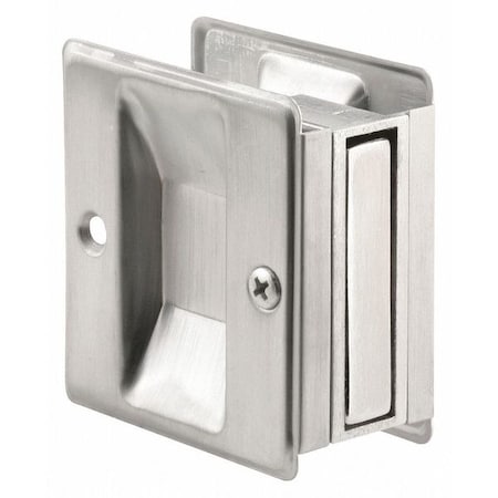 Tray/Edge Pull, Silver, Brass, 1 3/8 in W MPN:N 7079