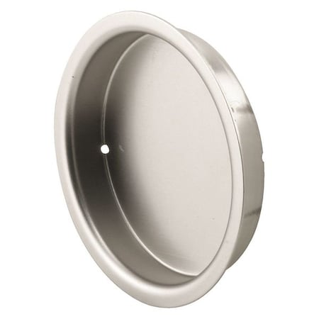 2 in. Satin Nickel Closet Door Finger Pull (2 Pack) MPN:N 7206