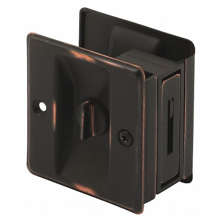 Tray/Edge Pull, Black, Brass, 1 3/8 in W MPN:N 7319