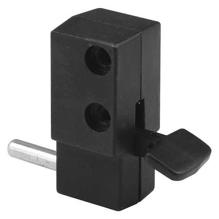 Black Diecast, Step-On Patio Door Lock (Single Pack) MPN:S 4041