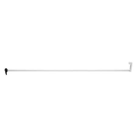 48 in., White Aluminum, Sliding Door Security Bar Lock (Single Pack) MPN:S 4220