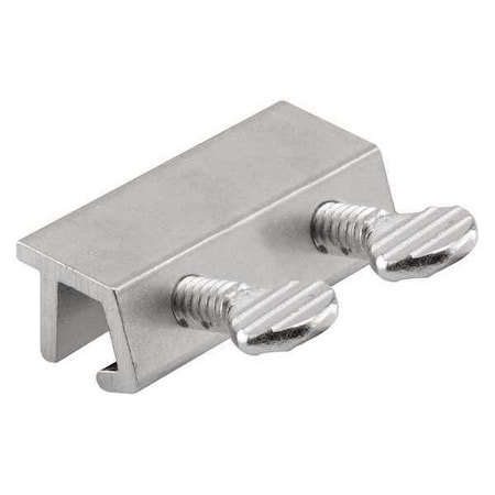Sliding Door Lock, Double Screws, Aluminum (Single Pack) MPN:U 10679