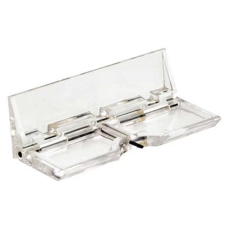 Clear Lucite, Glass Surface Patio Door Lock, Self Adhesive (2 Pack) MPN:U 9842