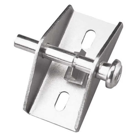 Aluminum Finish Push/Pull Sliding Patio Door Lock (Single Pack) MPN:U 9853