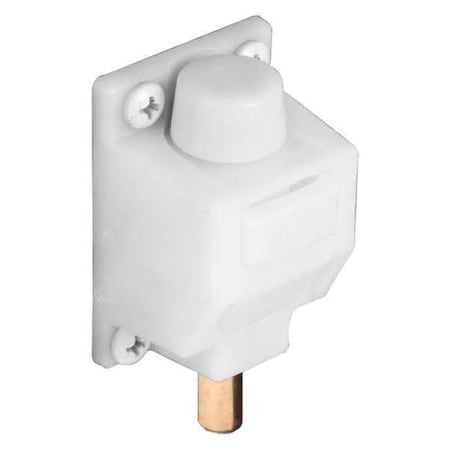 5/16 in. Diameter, Foot Operated, White, Sliding Patio Door Lock (Single Pack) MPN:U 9869