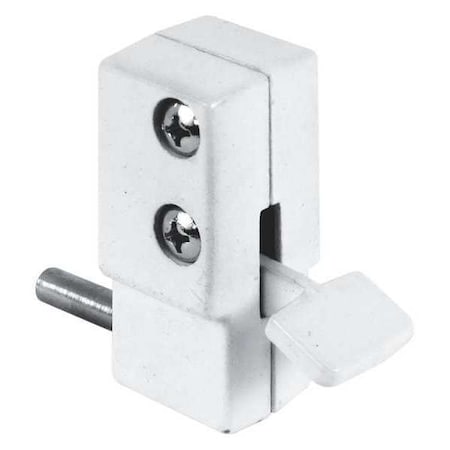 White, Step-On Sliding Patio Door Lock (Single Pack) MPN:U 9879