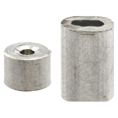 3/32 in. Aluminum Ferrules and Stops (2 pack) MPN:GD 12150