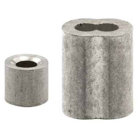 1/8 in. Aluminum Ferrules and Stops (2 Pack) MPN:GD 12151