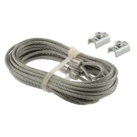 Safety Cables, 1/8 in., Carbon Steel (2 Pack) MPN:GD 52102