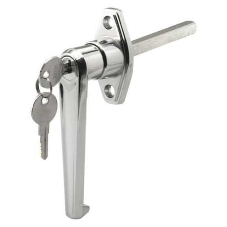 Door Handle Lock, Keyed, Diecast Zinc, Chrome Plated (Single Pack) MPN:GD 52123