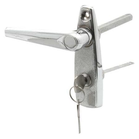 Door Left Handle Lock, Diecast Zinc, Chrome Plated (Single Pack) MPN:GD 52147