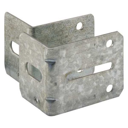 No 1 and No 3 Heavy Zinc Plated Garage Door Track Brackets with Fasteners (1 Pair) MPN:GD 52220